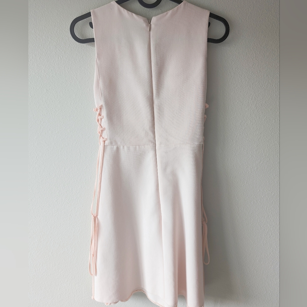 Topshop mini pink dress